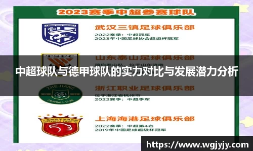 中超球队与德甲球队的实力对比与发展潜力分析