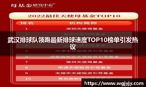 武汉排球队领跑最新排球速度TOP10榜单引发热议